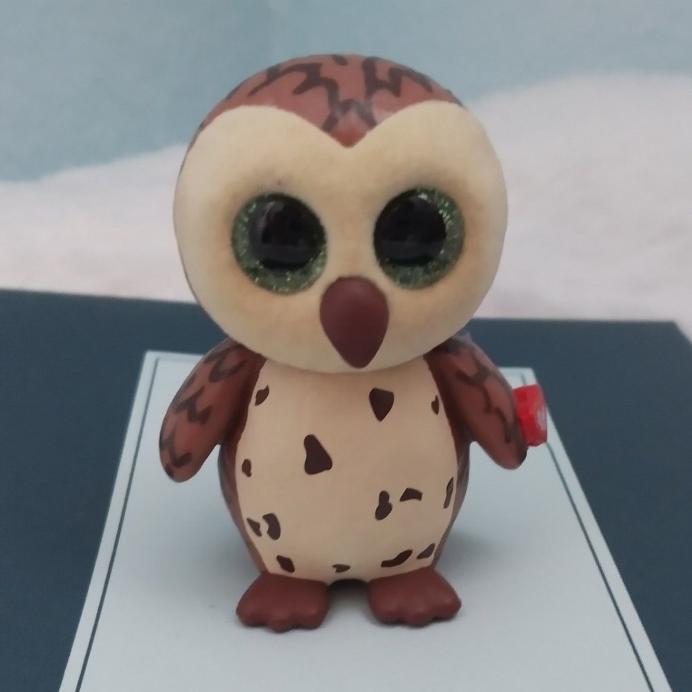 🦉 Ty Beanie Boos Mini Boos Collectible Sammy the Brown Owl Figure